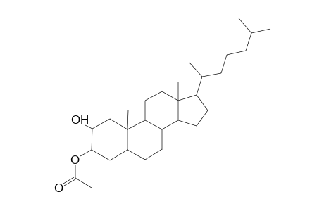 Cholestane-2,3-diol, 3-acetate