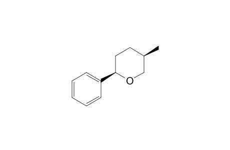 (cis)-2-Phenyl-5-methyl-tetrahydropyran