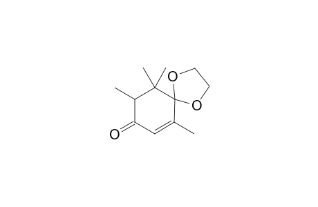 6,9,10,10-Tetramethyl-1,4-dioxadispiro[4.5]dec-6-en-8-one