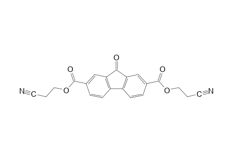 9-oxofluorene-2,7-dicarboxylic acid, bis(2-cyanoethyl)ester