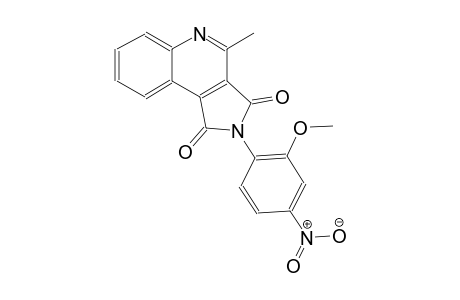 2-(2-methoxy-4-nitrophenyl)-4-methyl-1H-pyrrolo[3,4-c]quinoline-1,3(2H)-dione