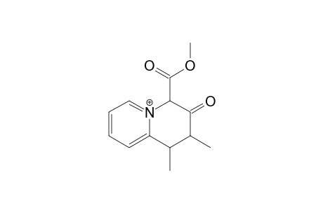 4-METHOXYCARBONYL-1,2-DIMETHYL-3-OXO-1,2,3,4-TETRAHYDROQUINOLIZINIUM-4-IDE