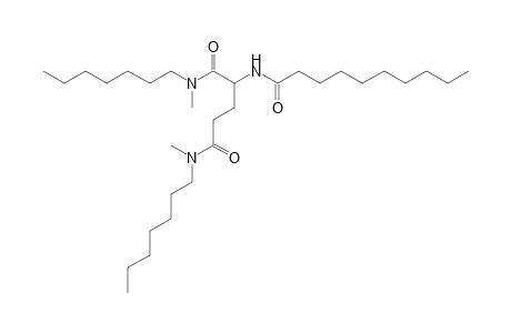 2-Decanoylamino-pentanedioic acid, bis-(heptyl-methyl-amide)