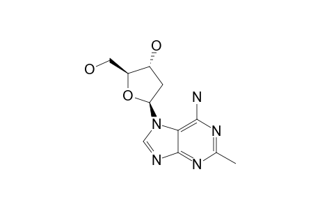 7-(2-DEOXY-BETA-D-ERYTHRO-PENTOFURANOSYL)-2-METHYLADENINE