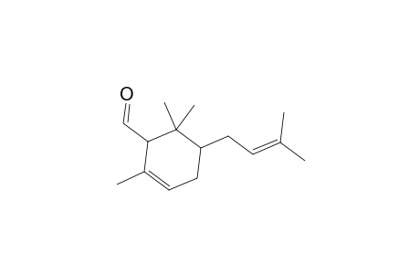 2,6,6-Trimethyl-5-(3-methyl-2-butenyl)-2-cyclohexene-1-carbaldehyde