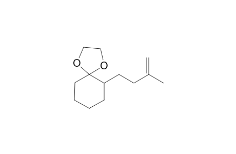 6-(3-Methylbut-3-en-1-yl)-1,4-dioxaspiro[4.5]decane