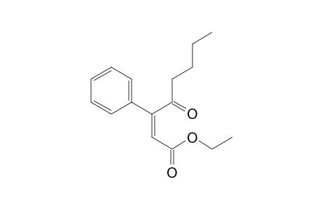 Ethyl 3-phenyl-4-oxooct-2-enoate