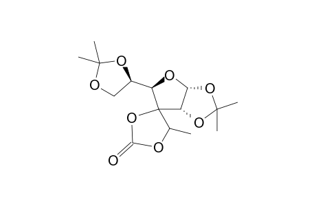 .alpha.-D-Allofuranose, 3-C-[1-(carboxyoxy)ethyl]-1,2:5,6-bis-O-(1-methylethylidene)-, intramol. 3,3-ester, (R)-