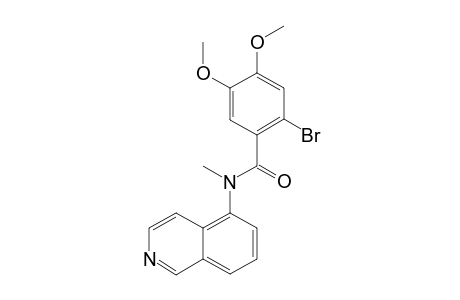 2-BROMO-N-METHYL-(ISOQUINOL-5-YL)-4,5-DIMETHOXYBENZAMIDE
