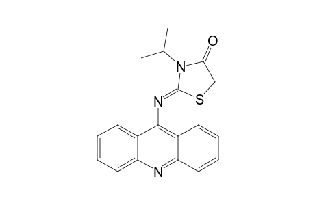 2-(ACRIDIN-9'-YL)-IMINO-3-ISOPROPYL-1,3-THIAZOLIDIN-4-ONE