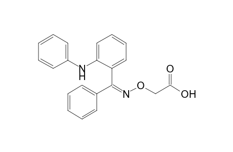 2-({[1-(2-Anilinophenyl)-1-phenylmethylidene]amino}oxy)acetic acid