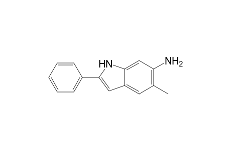 6-Amino-5-methyl-2-phenylindole