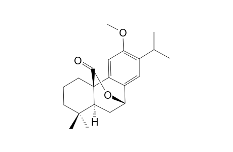 12-METHOXYABIETA-8,11,13-TRIEN-7-BETA,20-OLIDE;FORMOSANOLIDE