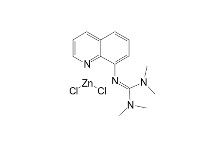 Dichloro-{8-[N-[(N(1),N(3)-tetramethyguanidine}quinoline)-Zinc