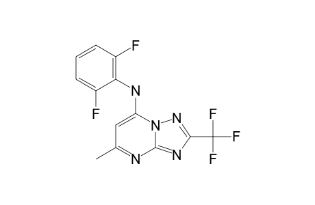 7-(2,6-DIFLUOROPHENYLAMINE)-5-METHYL-2-(TRIFLUOROMETHYL)-[1,2,4]-TRIAZOLO-[1,5-A]-PYRIMIDINE