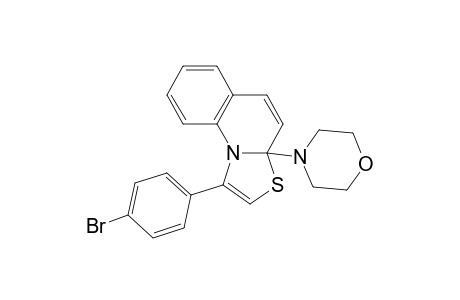 1-(p-bromophenyl)-3a,10-dihydro-3a-morpholinothiazolo[3,2-a]quinoline