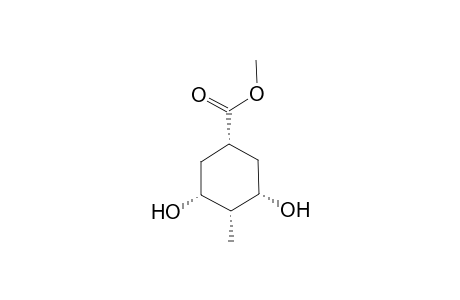 (1R,3S,4S,5R)-3,5-Dihydroxy-4-methyl-cyclohexanecarboxylic acid methyl ester