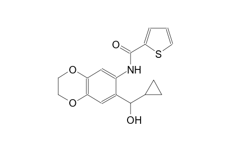 2-thiophenecarboxamide, N-[7-(cyclopropylhydroxymethyl)-2,3-dihydro-1,4-benzodioxin-6-yl]-
