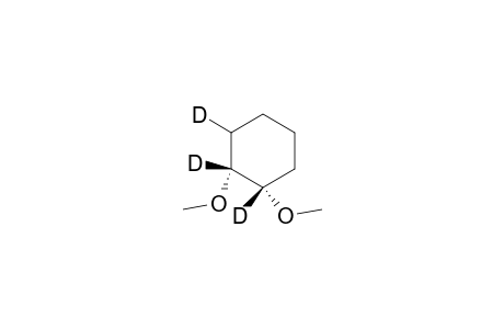 Cyclohexane-1,2,3-D3, 1,2-dimethoxy-