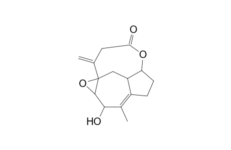 2-Hydroxy-3,4-epoxyguaia-1(10),11(13)-dien-6,12-olide