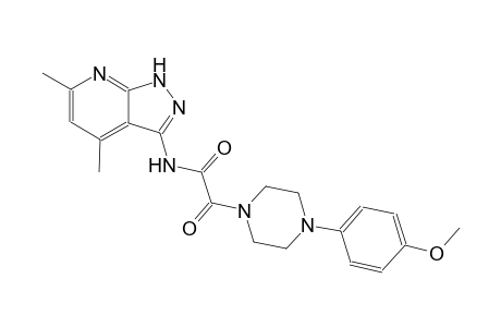 1-piperazineacetamide, N-(4,6-dimethyl-1H-pyrazolo[3,4-b]pyridin-3-yl)-4-(4-methoxyphenyl)-alpha-oxo-