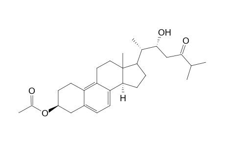 22(R)-Hydroxy-19-nor-24-oxo-ergosta-5,7,9-trien-3.beta.-yl Acetate