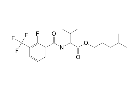 L-Valine, N-(2-fluoro-3-trifluoromethylbenzoyl)-, isohexyl ester