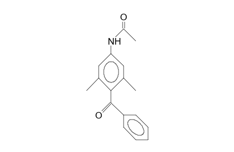 4'-Benzoyl-3',5'-dimethyl-acetanilide