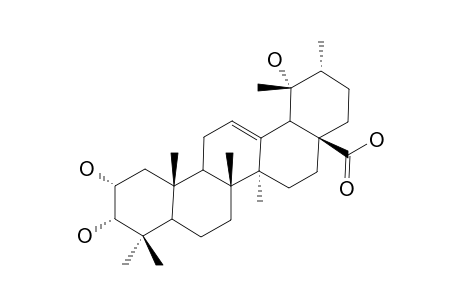 2.alpha.,3.alpha.,19.alpha.-Trihydroxy-urs-12-en-28-oic-acid