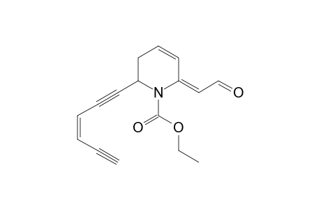 Ethyl 2-formythylene-6(hexa-3-en-1,5-diyn-1-yl)-5,6-dihydropyridine-1H(2)-1-carboxylate