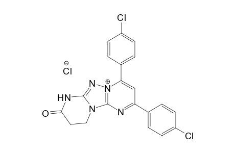 2,4-Bis(4-chlorophenyl)-8-oxo-7,8,9,10-tetrahydro[1,2,4]triazolo[1,5-a:4,3-a0]dipyrimidin-5-ium chloride