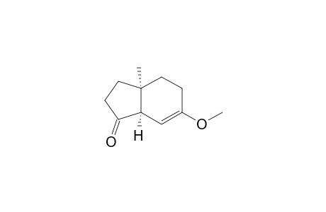 1H-Inden-1-one, 2,3,3a,4,5,7a-hexahydro-6-methoxy-3a-methyl-, cis-