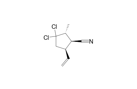 3,3-Dichloro-t-5-ethenyl-c-2-methyl-r-1-cyclopentanenitrile