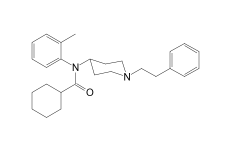 N-2-Methylphenyl-N-[1-(2-phenylethyl)piperidin-4-yl]cyclohexanecarboxamide