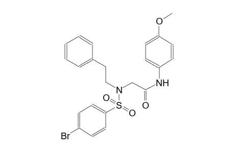 acetamide, 2-[[(4-bromophenyl)sulfonyl](2-phenylethyl)amino]-N-(4-methoxyphenyl)-