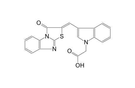 1H-indole-1-acetic acid, 3-[(Z)-(3-oxothiazolo[3,2-a]benzimidazol-2(3H)-ylidene)methyl]-