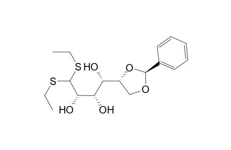 D-Mannose, 5,6-O-(phenylmethylene)-, diethyl mercaptal, (S)-