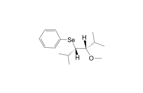 ERYTHRO-3-BENZENESELENYL-4-METHOXY-2,5-DIMETHYL-HEXANE