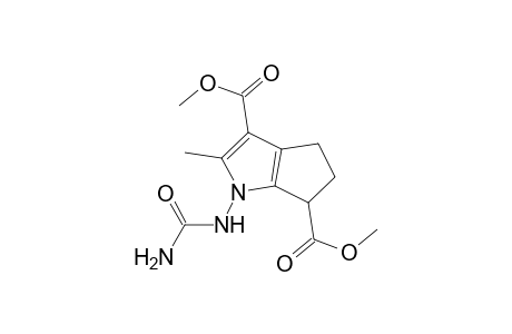 2-Methyl-1-ureido-1,4,5,6-tetrahydro-cyclopenta[b]pyrrole-3,6-dicarboxylic acid dimethyl ester