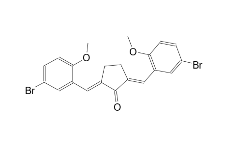 (2E,5E)-2,5-bis(5-bromo-2-methoxybenzylidene)cyclopentanone