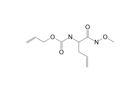2-[(ALLYLOXYCARBONYL)-AMINO]-N-METHOXY-4-PENTENAMIDE