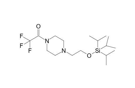 2,2,2-trifluoro-1-[4-(2-triisopropylsilyloxyethyl)piperazin-1-yl]ethanone