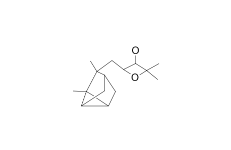 (+)-ALPHA-SANTALAN-9,11-EPOXY-10-OL;4-[(2,3-DIMETHYLTRICYCLO-[2.2.1.0(2,6)]-HEPT-3-YL)-METHYL]-2,2-DIMETHYLOXETAN-3-OL