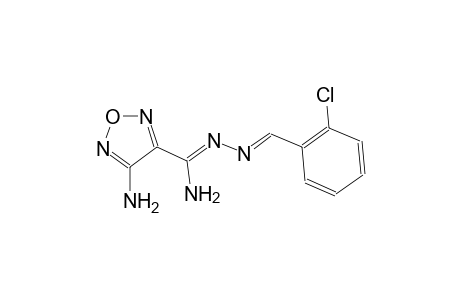 1,2,5-oxadiazole-3-carbohydrazonamide, 4-amino-N'-[(E)-(2-chlorophenyl)methylidene]-