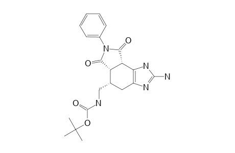 RAC-(2-AMINO-6,8-DIOXO-7-PHENYL-1,4,5,5A,6,7,8,8A-OCTAHYDRO-IMIDAZO-[4,5-E]-ISOINDOL-5-YLMETHYL)-CARBAMIC-ACID-TERT.-BUTYLESTER