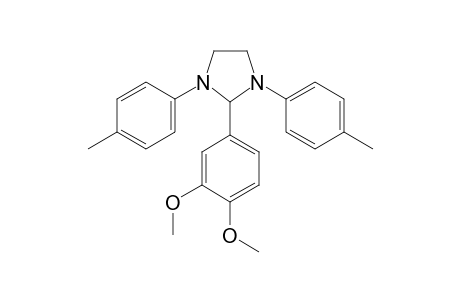 2-(3,4-Dimethoxyphenyl)-1,3-bis(4-methylphenyl)imidazolidine