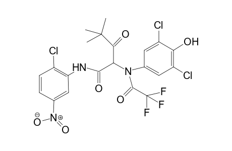 Pentanamide, N-(2-chloro-5-nitrophenyl)-2-[(3,5-dichloro-4-hydroxyphenyl)(2,2,2-trifluoroacetyl)amino]-4,4-dimethyl-3-oxo-