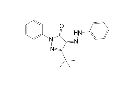 3-tert-butyl-1-phenylpyrazole-4,5-dione, 4-phenylhydrazone