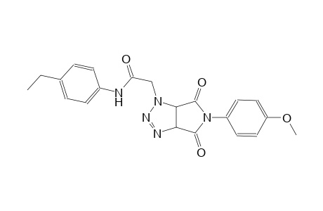 N-(4-ethylphenyl)-2-(5-(4-methoxyphenyl)-4,6-dioxo-4,5,6,6a-tetrahydropyrrolo[3,4-d][1,2,3]triazol-1(3aH)-yl)acetamide