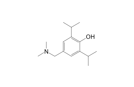 4-(dimethylaminomethyl)-2,6-di(propan-2-yl)phenol
